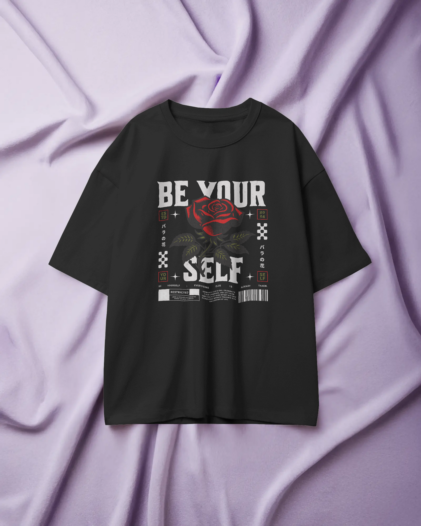 BeYourSelf 2 | CAPO – Serie Esclusiva | T-Shirt Oversize in Cotone Premium (Stampa Frontale)