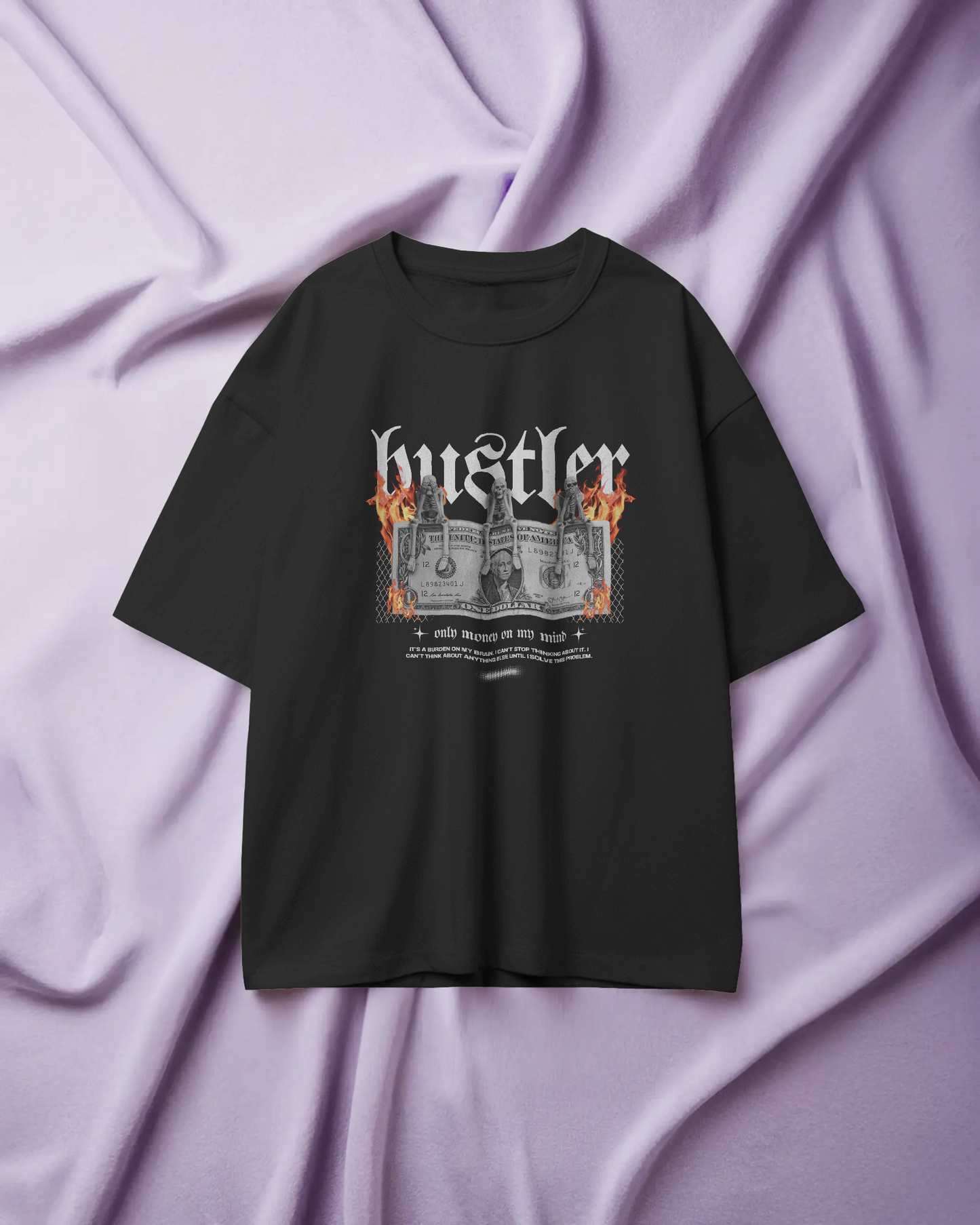 Hustler | CAPO – Serie Esclusiva | T-Shirt Oversize in Cotone Premium (Stampa Frontale)