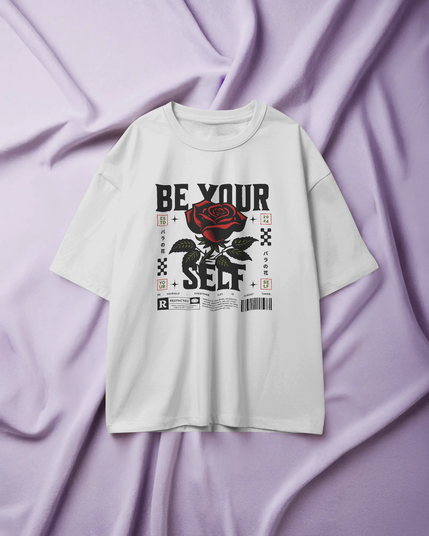 Be Yourself | CAPO – Serie Esclusiva | T-Shirt Oversize in Cotone Premium (Stampa Frontale)
