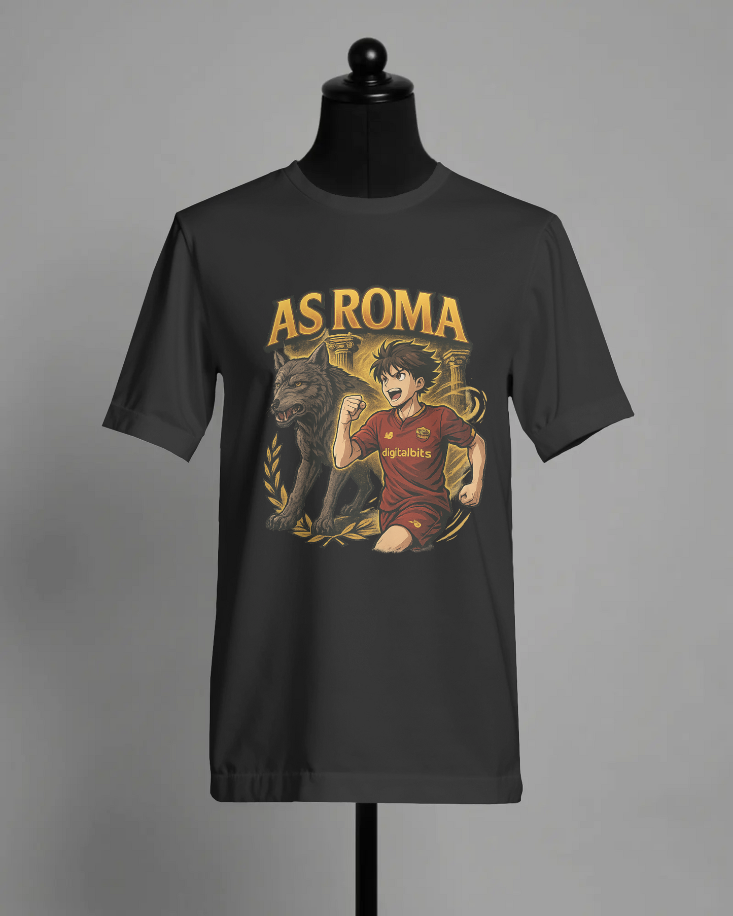 As Roma| Gli Ultra’s T-Shirt Classica in Cotone Premium
