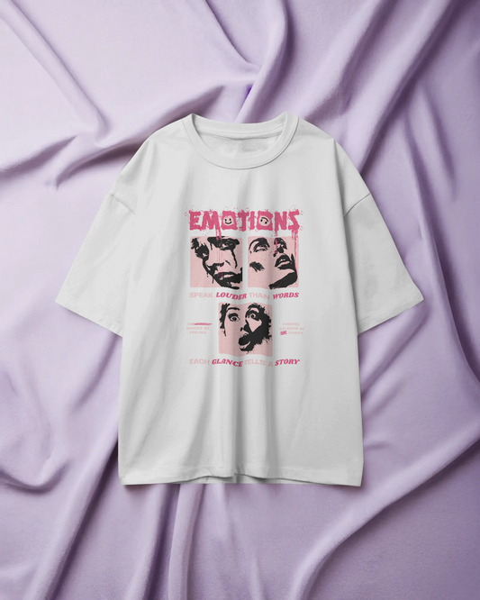 Emotion's | CAPO – Serie Esclusiva | T-Shirt Oversize in Cotone Premium (Stampa Frontale)
