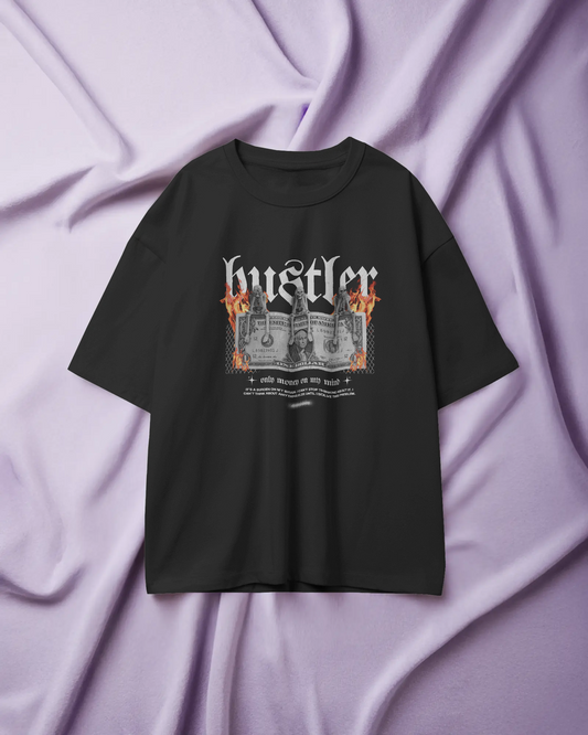 Hustler | CAPO – Serie Esclusiva | T-Shirt Oversize in Cotone Premium (Stampa Frontale)
