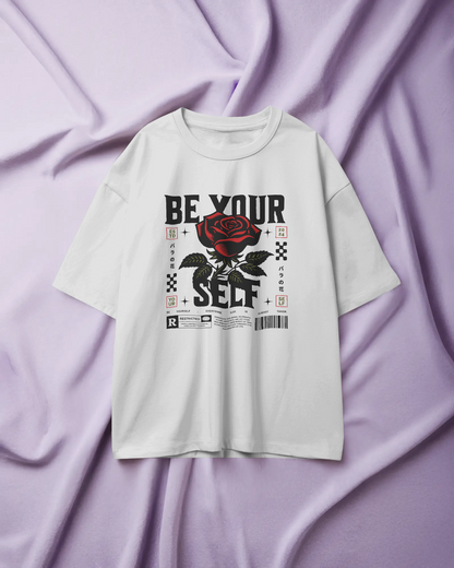 Be Yourself | CAPO – Serie Esclusiva | T-Shirt Oversize in Cotone Premium (Stampa Frontale)