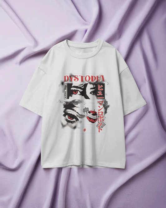 Dystopia | CAPO – Serie Esclusiva | T-Shirt Oversize in Cotone Premium (Stampa Frontale)