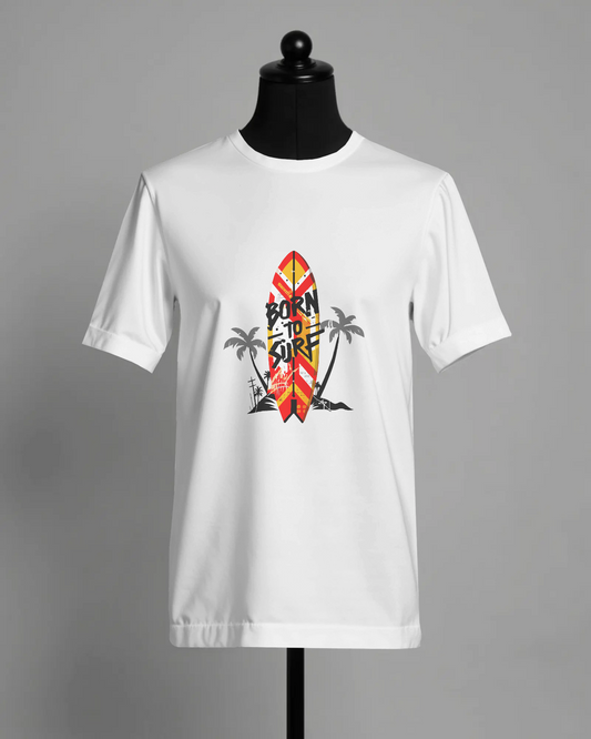 Born to Surf | EstateMood T-Shirt Classica in Cotone Premium