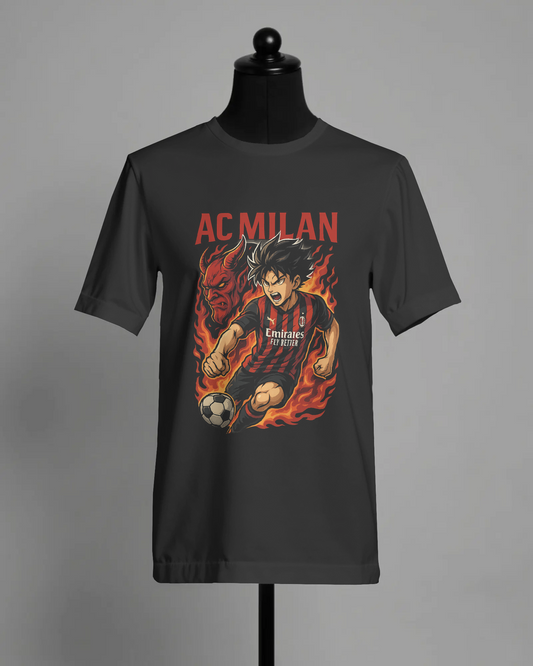 AcMilan | Gli Ultra’s T-Shirt Classica in Cotone Premium