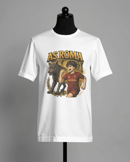 As Roma| Gli Ultra’s T-Shirt Classica in Cotone Premium