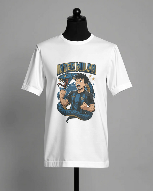 InterMilan | Gli Ultra’s T-Shirt Classica in Cotone Premium