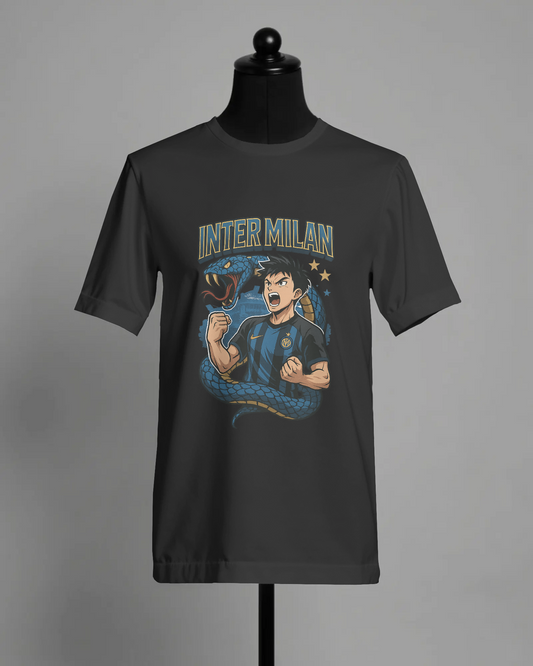 InterMilan | Gli Ultra’s T-Shirt Classica in Cotone Premium