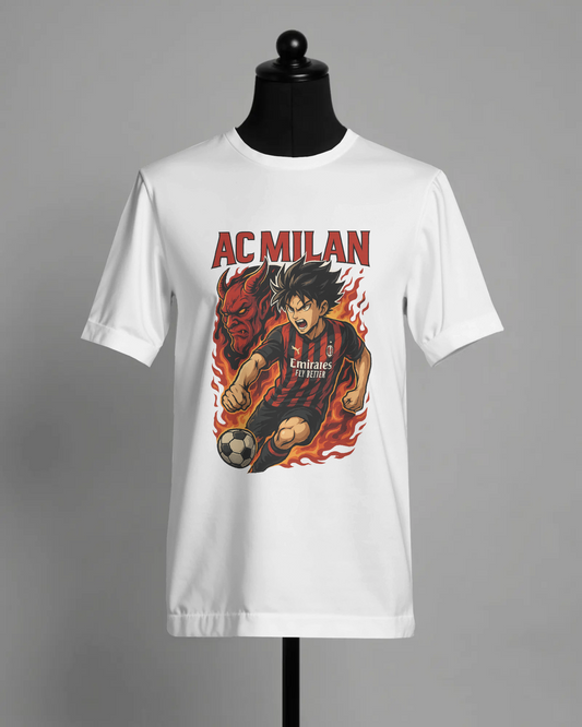 AcMilan | Gli Ultra’s T-Shirt Classica in Cotone Premium
